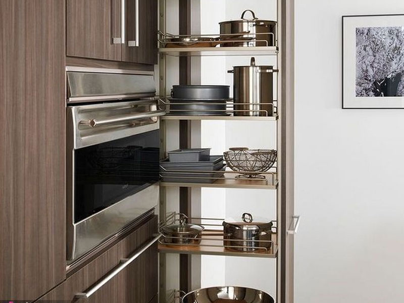 20 مدل کابینت جا دار برای آشپزخانه های کوچک آپارتمانی
