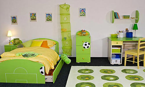 تم سبز برای اتاق کودک 